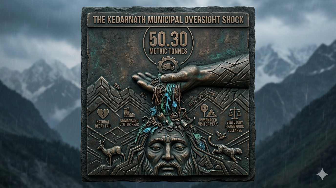  Right to Information Query Reveals Kedarnath Mountain Waste Accumulation Spikes 2.5 Times Past Seasonal Baselines